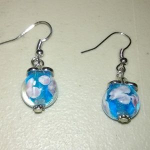 Beautiful Glass Bead Earrings, Set 3 of 4
